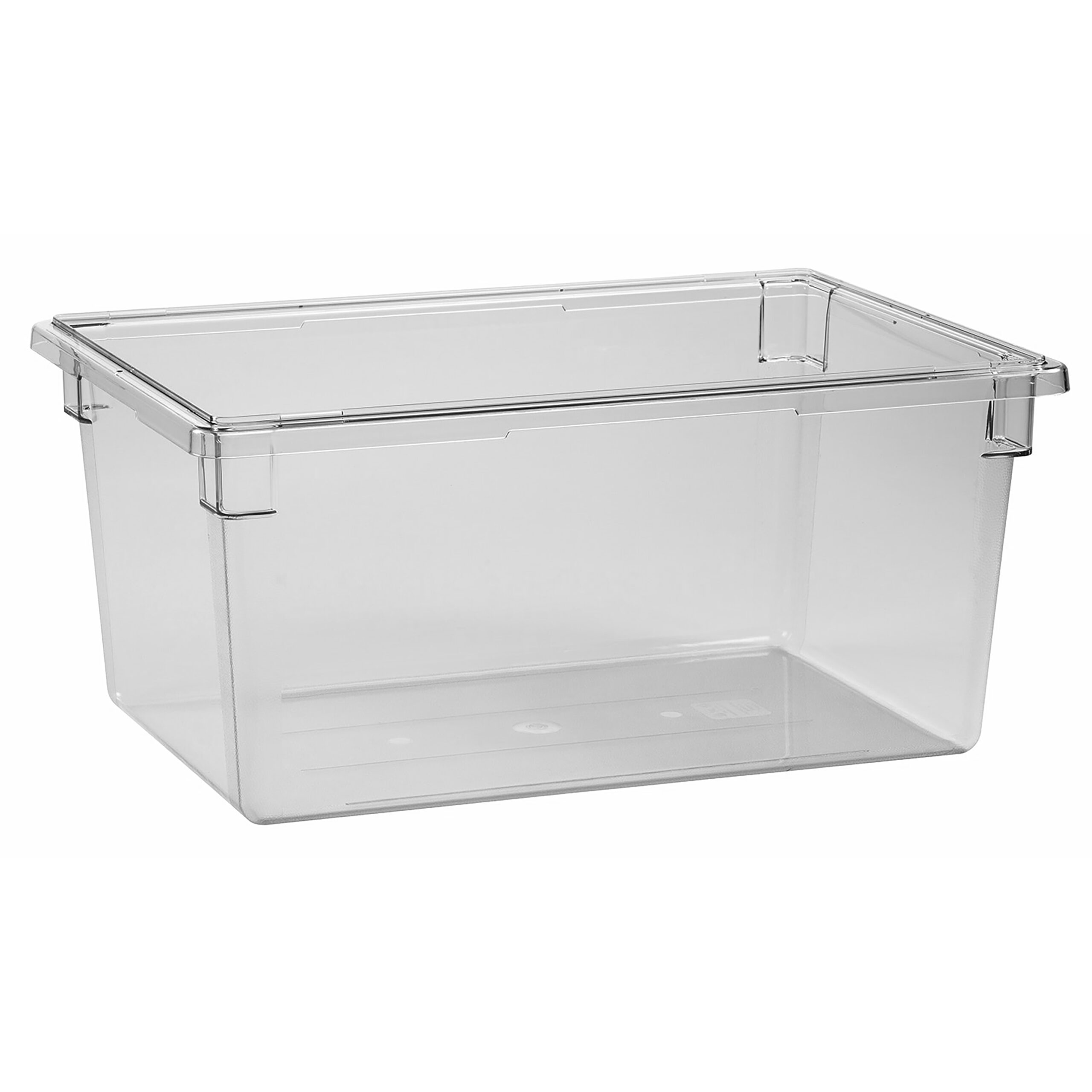 STORAGE BOX LARGE POLYCARBONATE CLEAR 46CM W X 66CM L X 15CM D – 33LTR   By Cambro