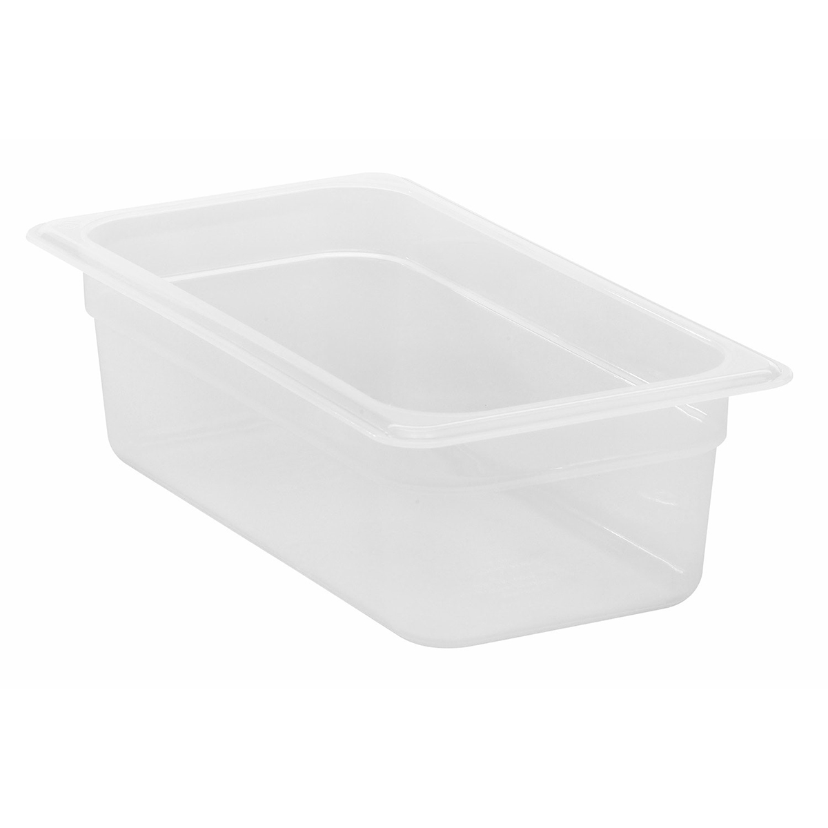 POLYPROPYLENE GN 1/2 FOODPAN TRANSLUSCENT 65MM D   By Cambro