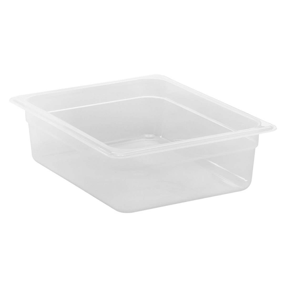 POLYPROPYLENE GN 1/2 FOODPAN TRANSLUSCENT 100MM   By Cambro