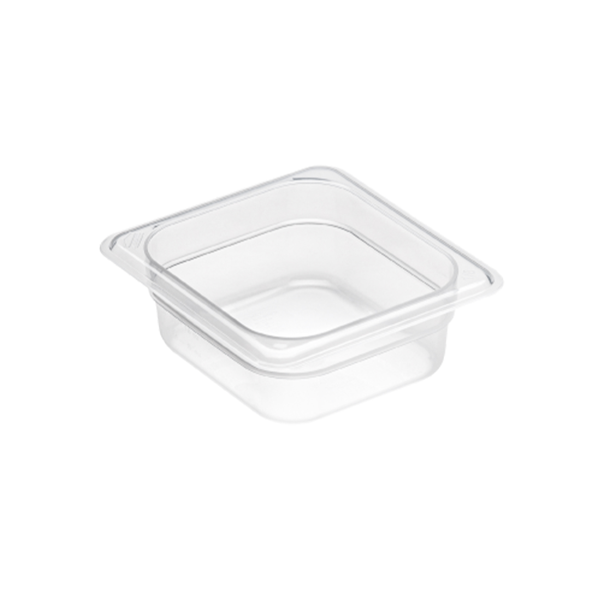 POLYPROPYLENE GN 1/6 FOODPAN TRANSLUSCENT 65MM D   By Cambro
