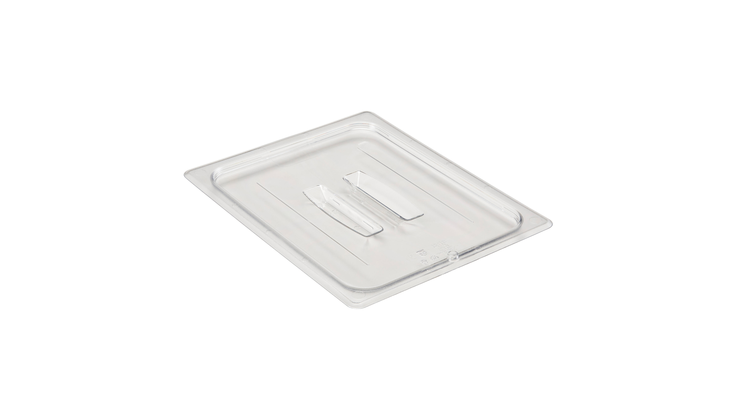 POLYCARBONATE CLEAR LID WITH HANDLE FOR 1/2 PANS By Cambro