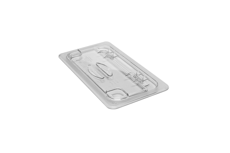POLYCARBONATE CLEAR HINGED FLIP LID FOR 1/3 PANS   By Cambro