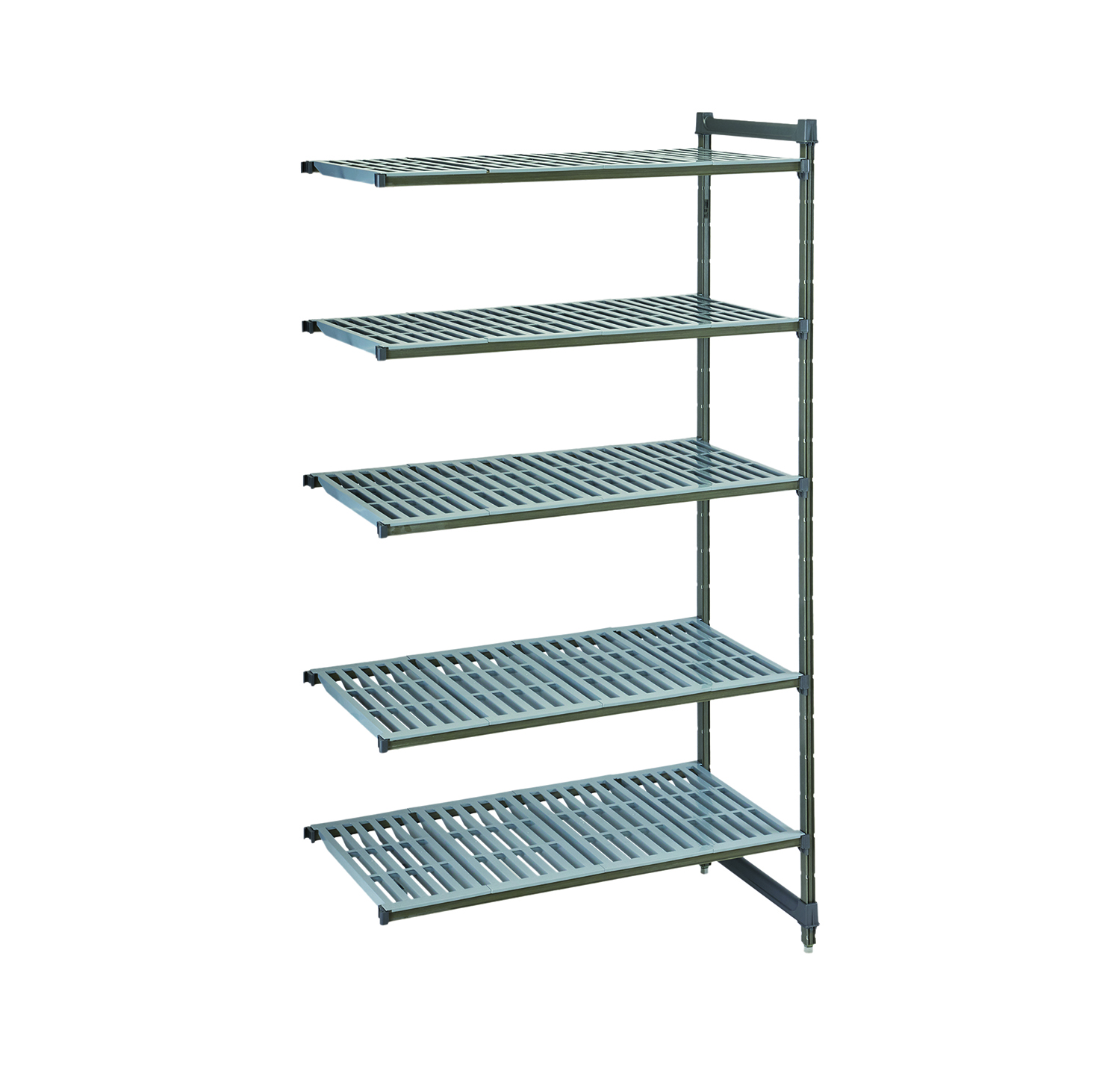 1220MM ADD ON SHELVING UNIT   5 TIER VENTED   By Cambro