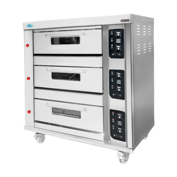 DECK OVEN – GAS – 6 TRAY – TRIPLE By Anvil