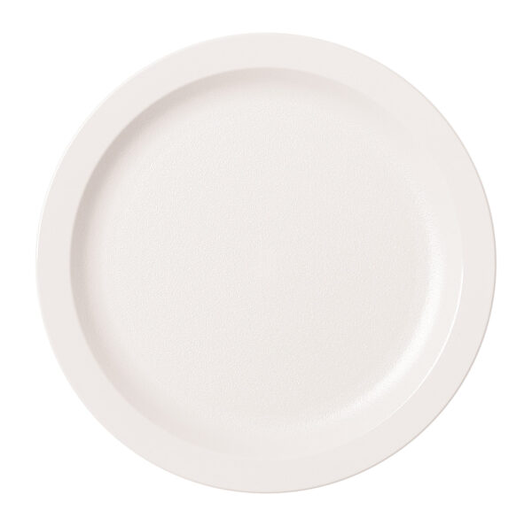 POLYCARBONATE NARROW RIM – DINNER PLATE 22.9CM – WHITE By Cambro