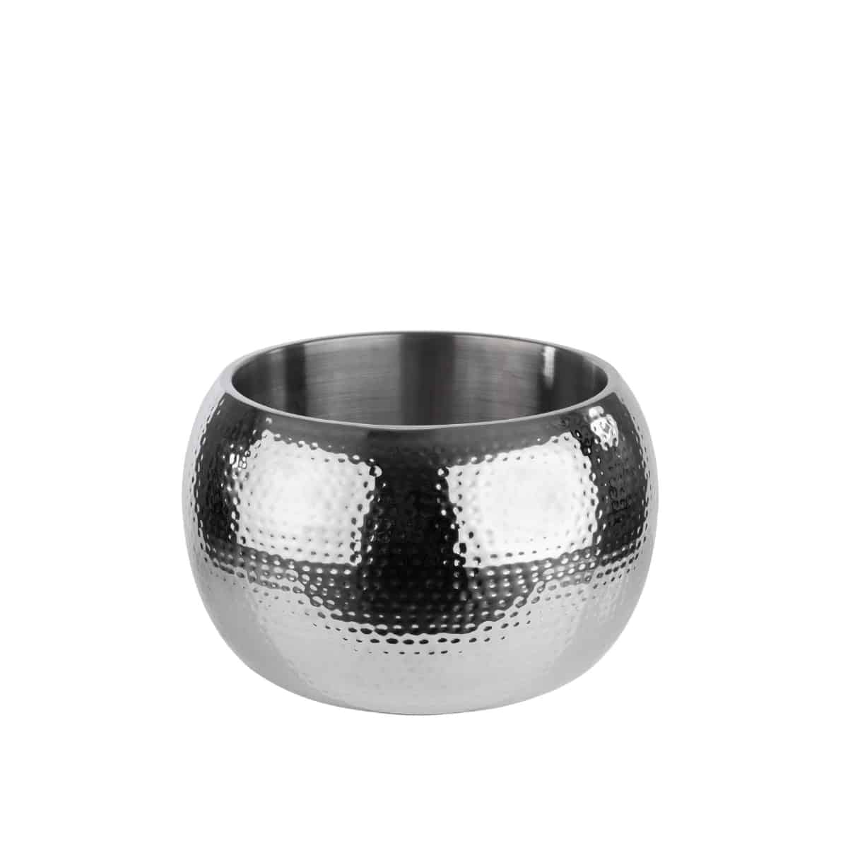 8L DOUBLE WALLED HAMMERED BOTTLE COOLER S/S By APS