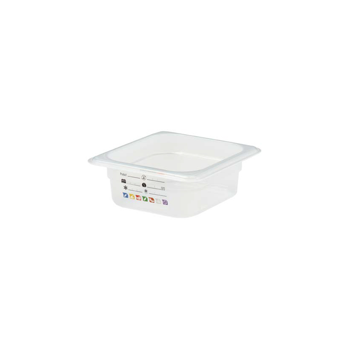 65MM FOODPAN 1/6 SAFETREK TRANSLUCENT   By CAMBRO
