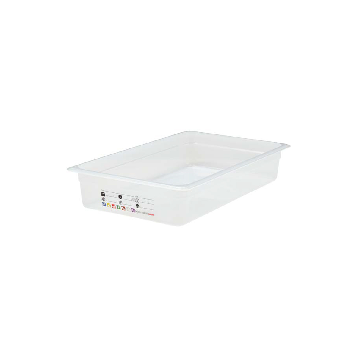 100MM FOODPAN 1/1 SAFETRAK TRANSLUCENT By CAMBRO