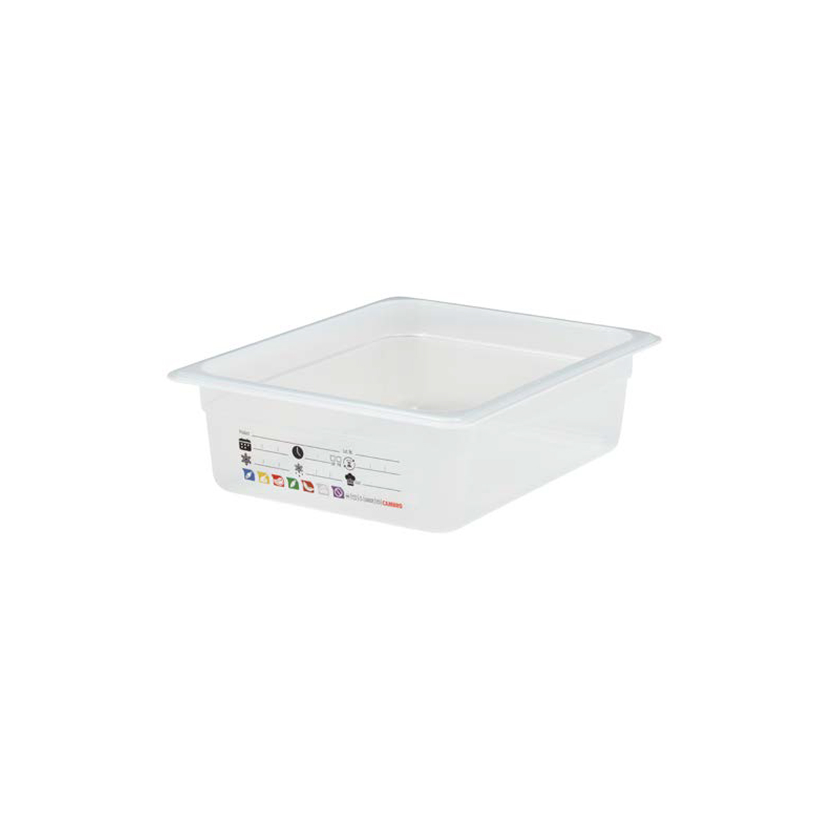 100MM FOODPAN 1/2 SAFETRAK TRANSLUCENT By CAMBRO
