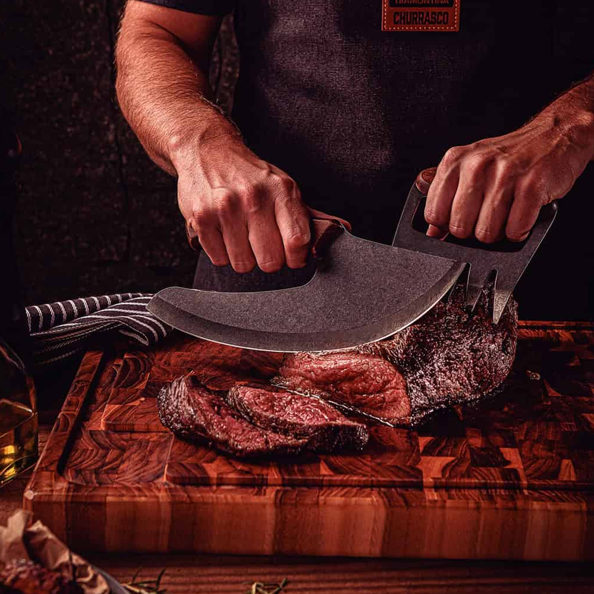 CHURRASCO MULTIPURPOSE CLEAVER 250MM – WOODEN HANDLE By Tramontina