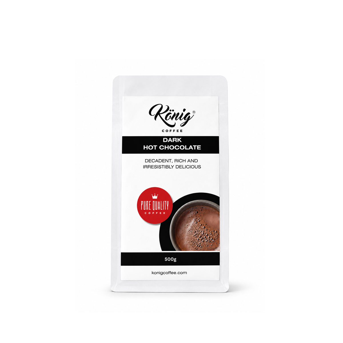500G DARK   HOT CHOCOLATE   By König Coffee